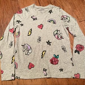 Abercrombie kids long sleeve tee 11/12